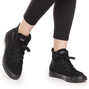 Revolution Dancewear Black High-Top Classic Hip-Hop Sneakers